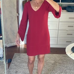 Laundry Flare sleeve mini dress
